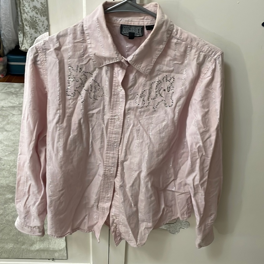 Pink Horse Rhinestone Shirt
